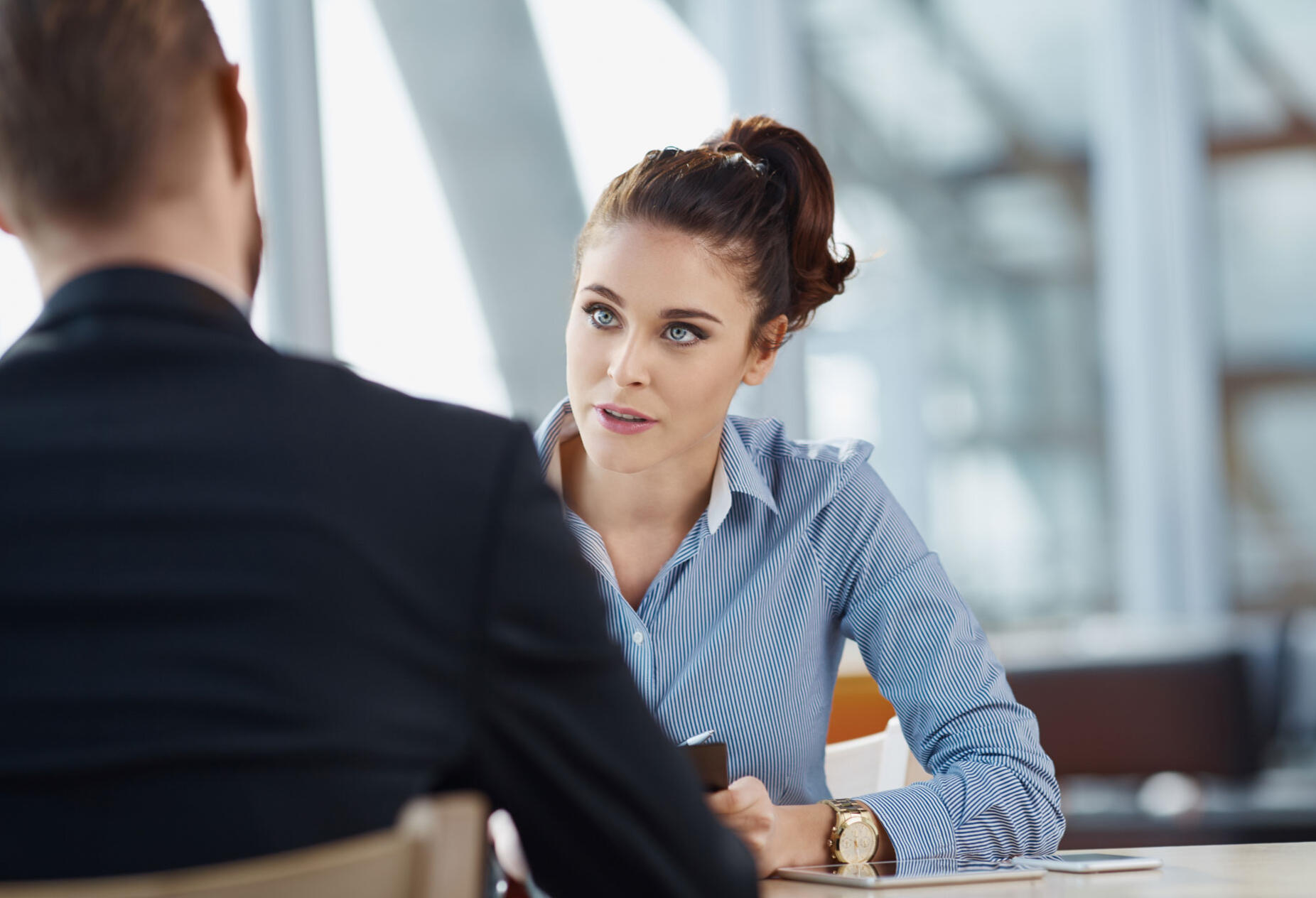 Chatting with client